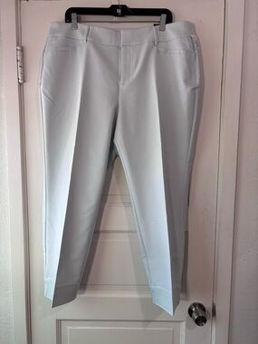 Roz & Ali Light Blue Ankle Pants